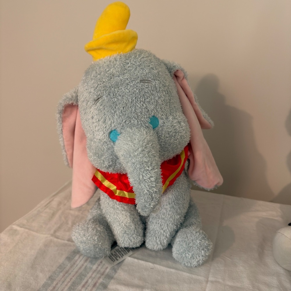 Disney Parks Dumbo Weighted Plush 2.5 lbs Sensory Stuffed Animal Blue Elephant